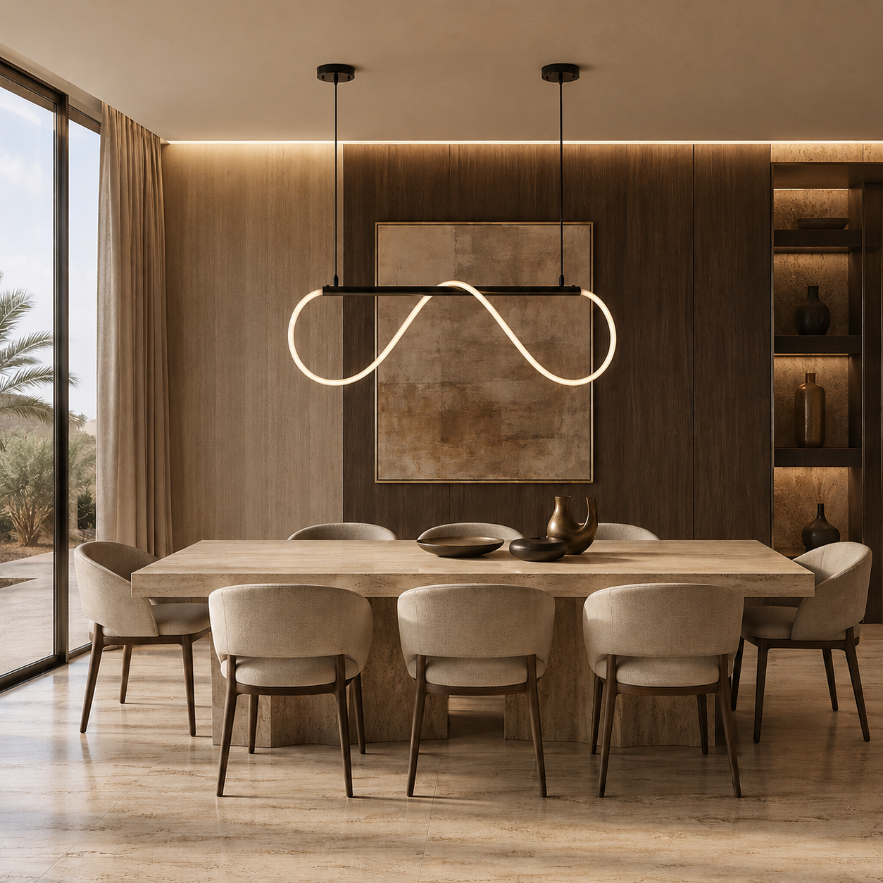 Infino - Linear LED Chandelier