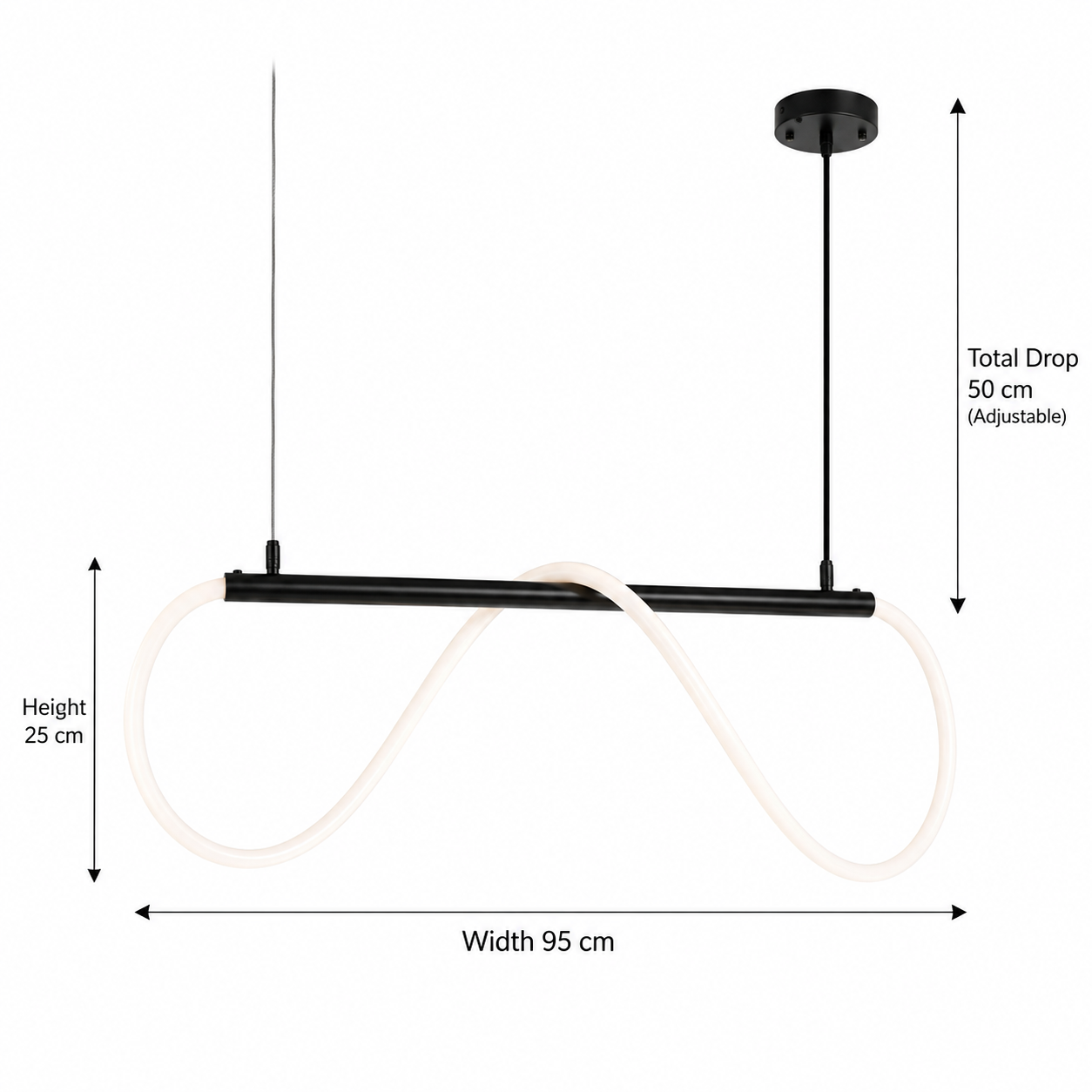 Infino - Linear LED Chandelier